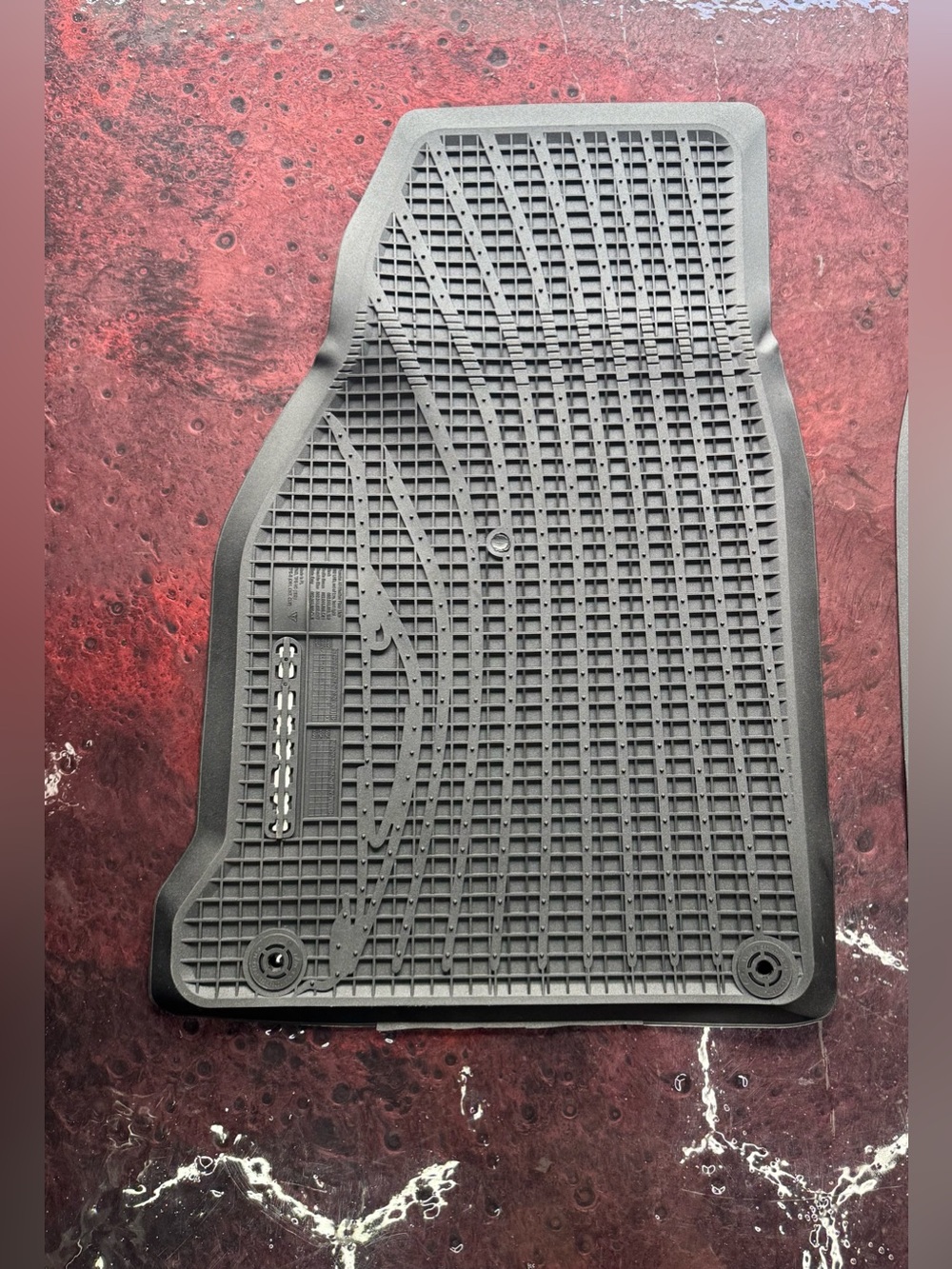 OEM Porsche 🏎️All-Weather Front Floor Mats – Genuine Rubber Liners - Picture 10 of 12
